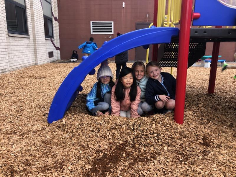 Kindergarten students at St. Paul Lutheran School